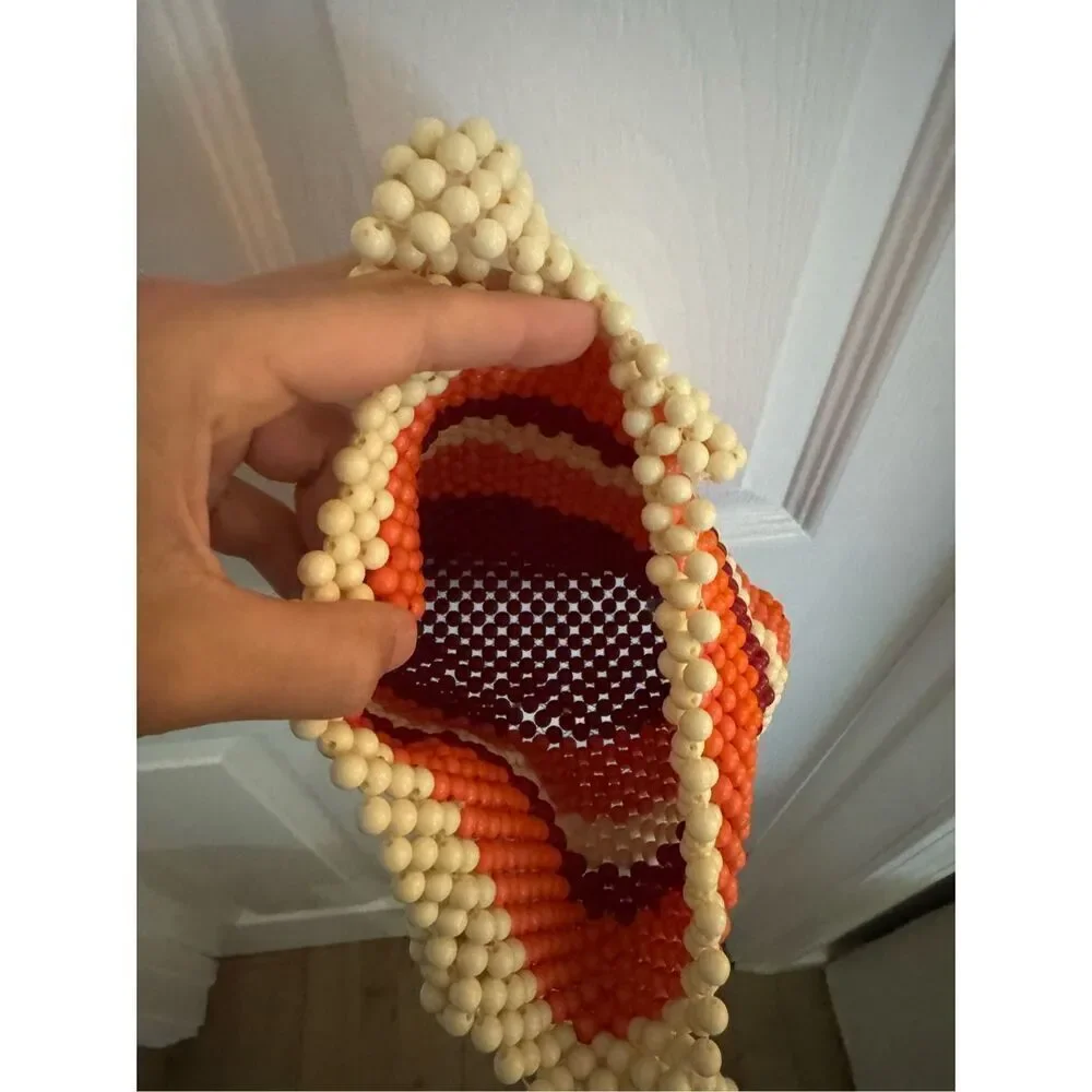 Urban Outfitters mini beaded tote bag